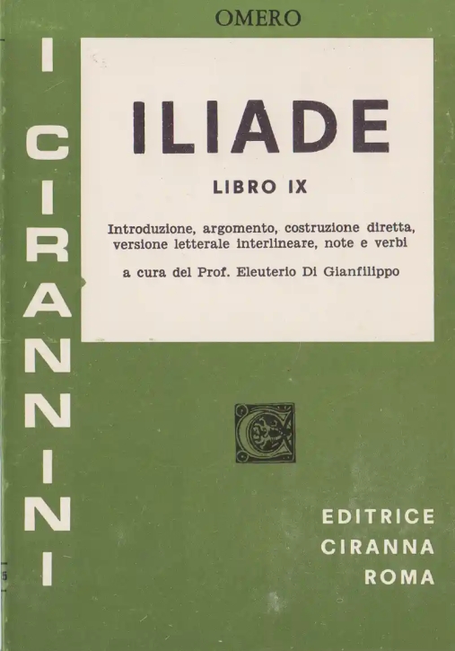 Immagine 0 di Iliade - Lib. Ix