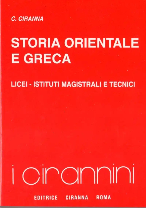 Immagine 0 di Storia Orientale E Greca