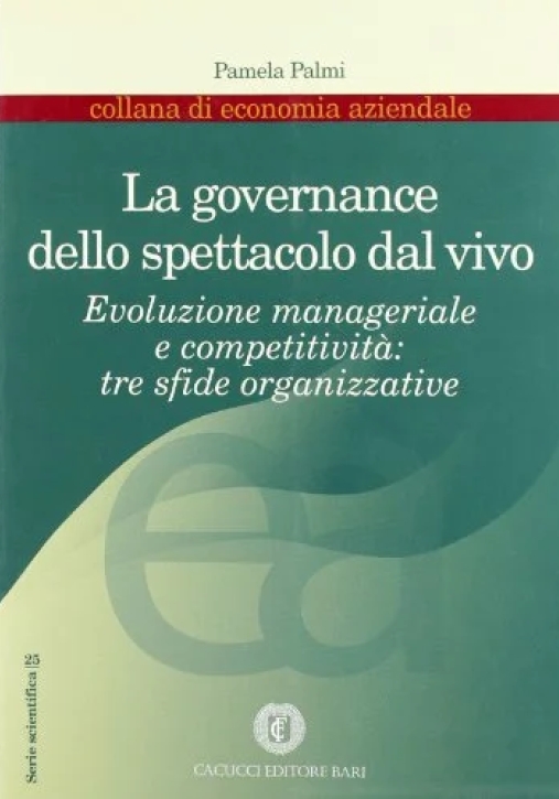 Immagine 0 di La Governance Dello Spettacolo Dal Vivo