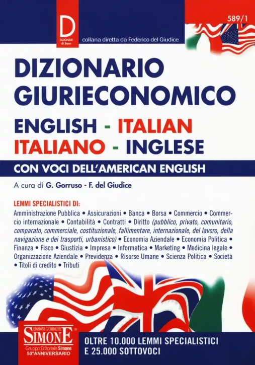 Immagine 0 di Dizionario Giurieconomico - English-ital