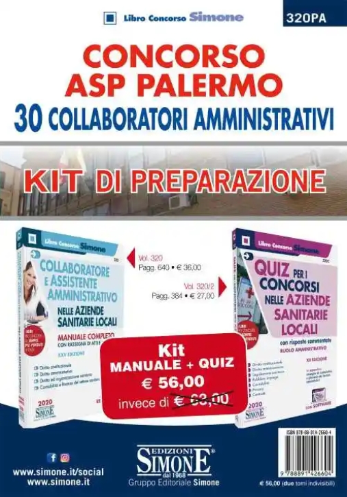 Immagine 0 di Kit 2v - Concorso Asp Palermo