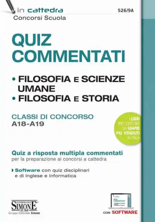 Immagine 0 di Quiz Commentati - Filosofia E Scienze Um