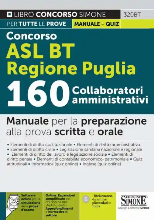 Immagine 0 di Concorso Asl Bat Regione Puglia - 160 Co