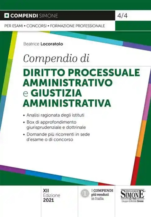 Immagine 0 di Compendio Di Diritto Processuale Amminis