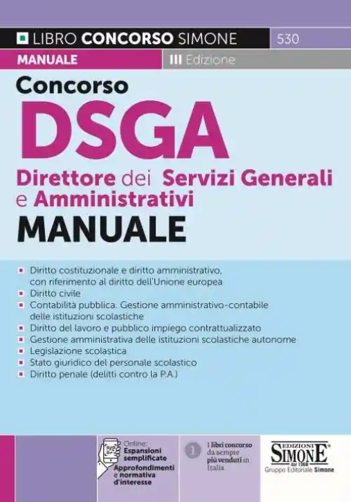 Immagine 0 di Concorso Dsga Direttore Dei Servizi Gene