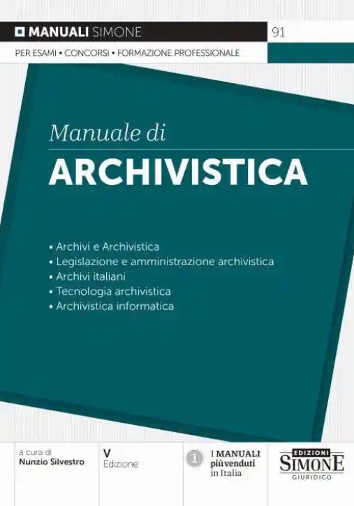 Immagine 0 di Manuale Di Archivistica