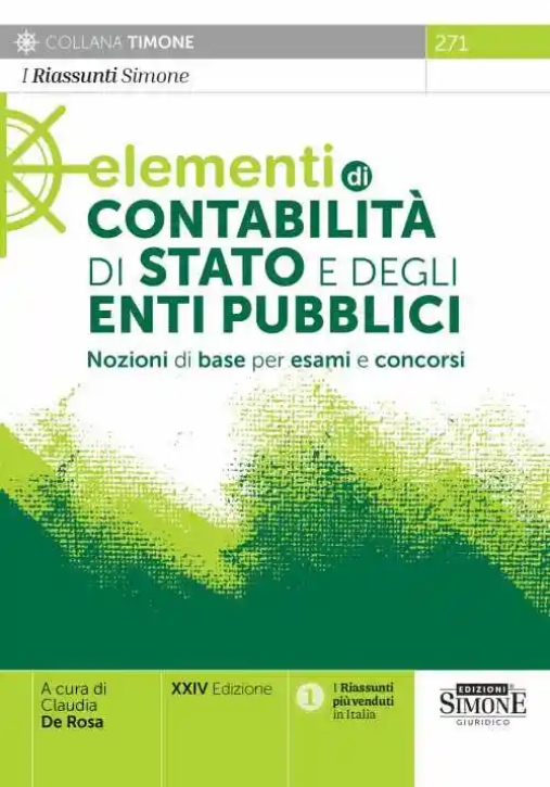 Immagine 0 di Elementi Di Contabilita' Stato 24ed.2022