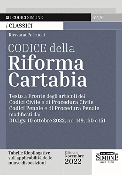 Immagine 0 di Codice Della Riforma Cartabia