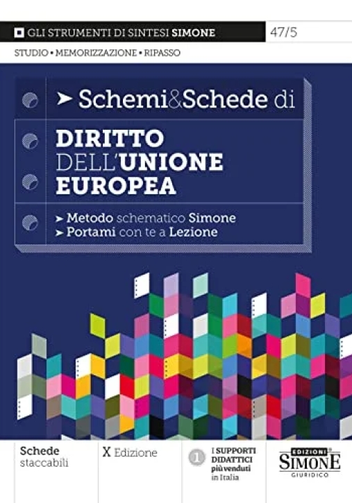 Immagine 0 di Schemi Schede Diritto Unione Europea 10e