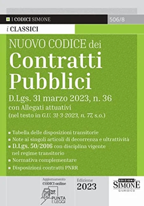 Immagine 0 di Nuovo Codice Contratti Pubblici 2023