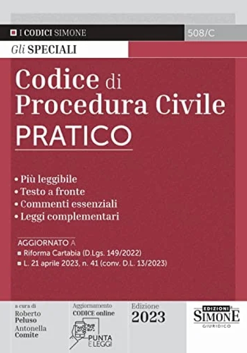 Immagine 0 di Codice Procedura Civile Pratico