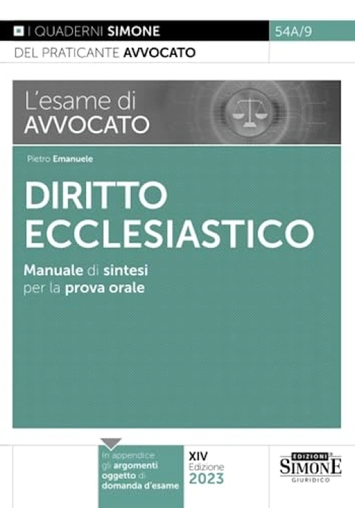 Immagine 0 di Esame Avvocato Diritto Ecclesiastico