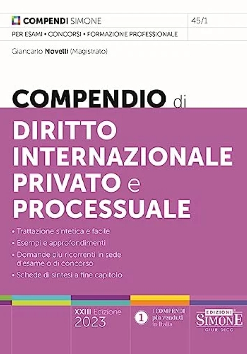 Immagine 0 di Compendio - Diritto Internazionale Privato E Processuale