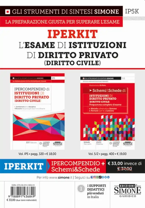 Immagine 0 di Iperkit Esame Istit.diritto Privato 2023