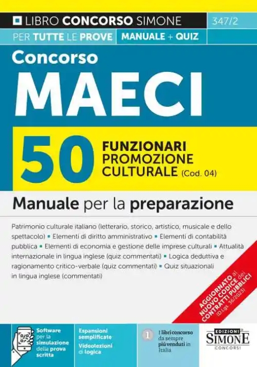 Immagine 0 di Concorso Maeci 50 Funzionari Prom.cult.