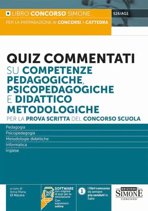 Immagine 0 di Quiz Commentati Competenze Psicopedagoc.