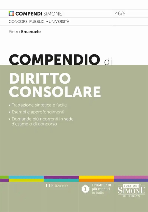 Immagine 0 di Compendio Diritto Consolare 3ed.