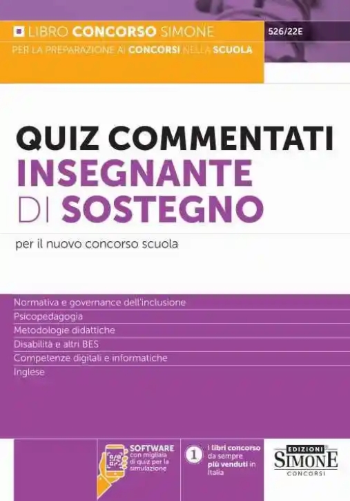 Immagine 0 di Quiz Commentati Insegnante Sostegno 2023