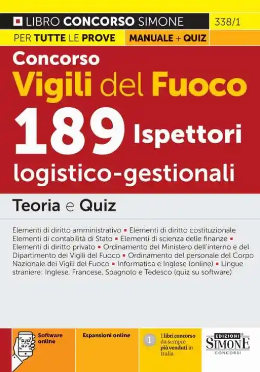 Immagine 0 di Concorso Vigili Del Fuoco 189 Ispettori