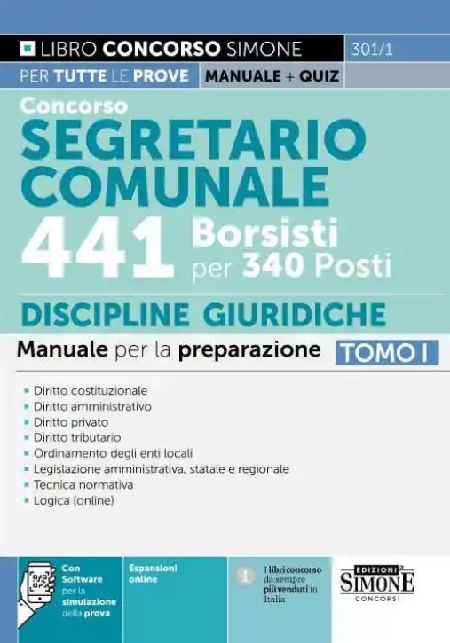 Immagine 0 di 441 Borsisti Segretario Comunale Tomo 1