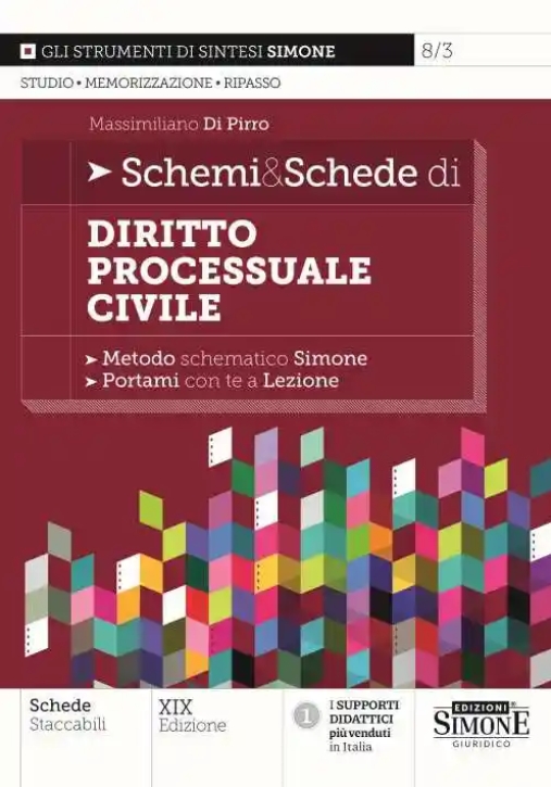 Immagine 0 di Schemi Schede Diritto Process.civile 19e