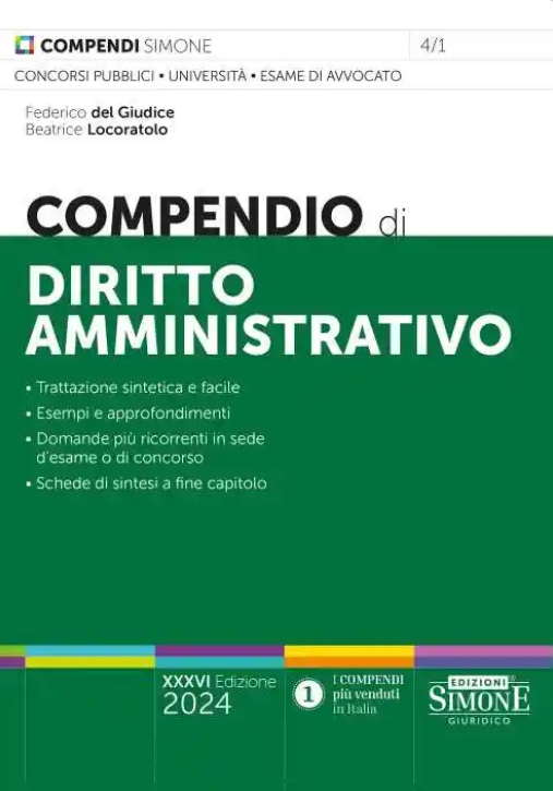 Immagine 0 di Compendio Diritto Amministrativo 36ed.