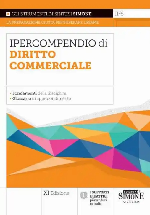 Immagine 0 di Ipercompendio Diritto Commerciale 11ed.