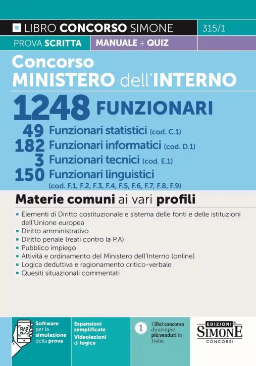 Immagine 0 di 1248 Funz.min.interno 182 Inf.3 Tecn,150