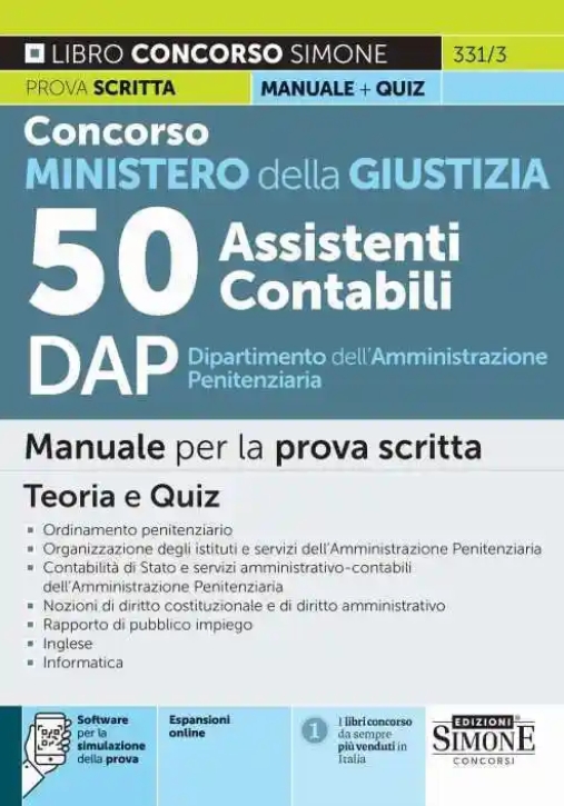 Immagine 0 di 50 Assistenti Contabili Dap Min.giustizi