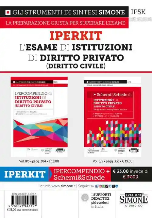 Immagine 0 di Iperkit Esame Istit.diritto Privato 2024