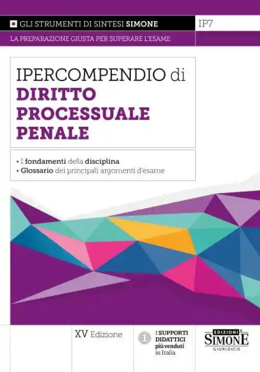 Immagine 0 di Ipercompendio Diritto Process.penale 15e