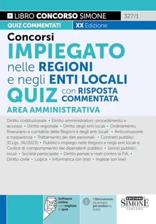 Immagine 0 di Concorso Impiegato Enti Locali Quiz 20ed