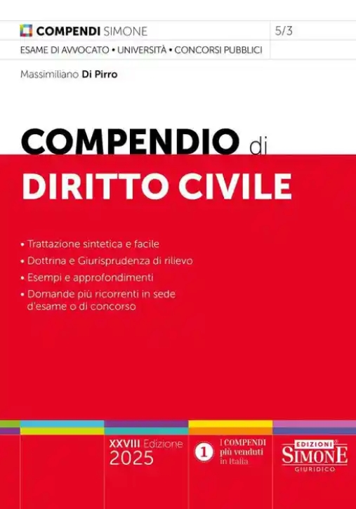 Immagine 0 di Compendio Diritto Civile 28ed.