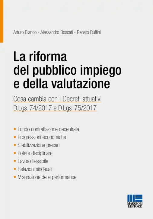 Immagine 0 di Riforma Pubblico Impiego E Valutazione