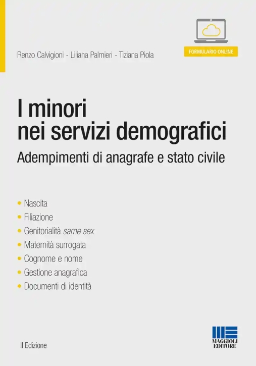 Immagine 0 di Minori Servizi Demografici 2ed.