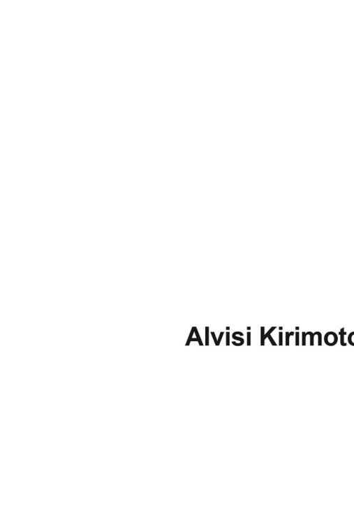 Immagine 0 di Alvisi Kirimoto 2002-22 Storia Natura