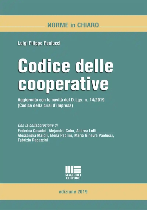 Immagine 0 di Codice Delle Cooperative