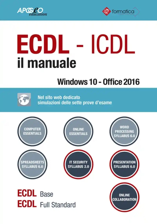 Immagine 0 di Ecdl Icdl Manuale Windows 10 Office 2016