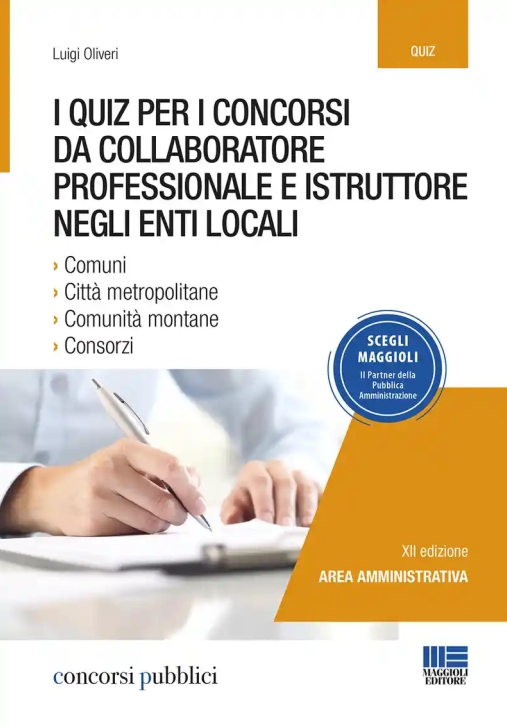 Immagine 0 di Quiz Collaboratore Profess.istr.enti 12e