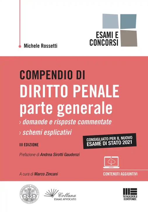 Immagine 0 di Compendio Diritto Penale P.gen.2021 3ed