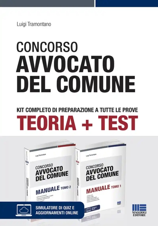 Immagine 0 di Kit Concorso Avvocato Del Comune 2 Tomi