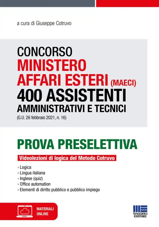 Immagine 0 di Concorso Maeci 400 Assistenti Preselet.