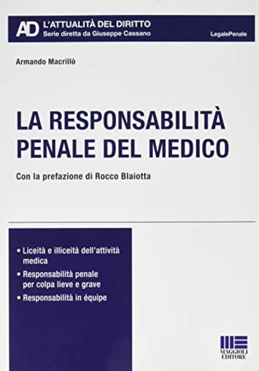 Immagine 0 di Responsabilit? Penale Del Medico (la)