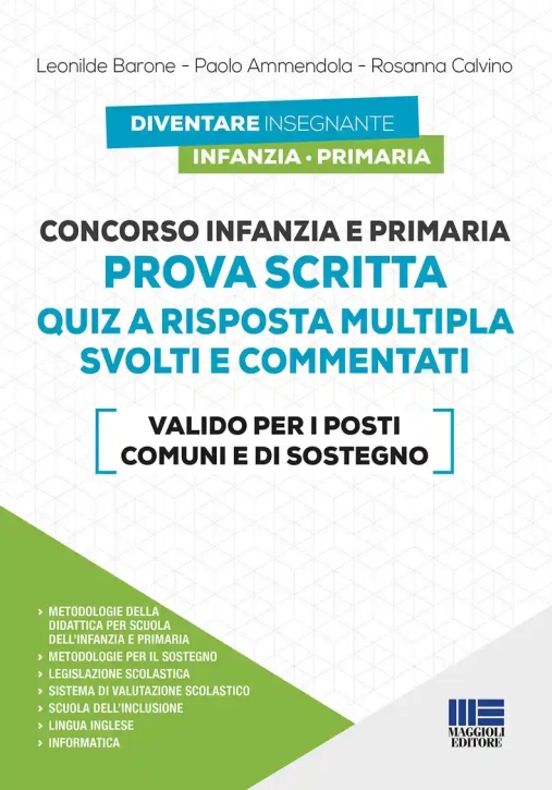 Immagine 0 di Concorso Infanzia Primaria Pr.scr.quiz