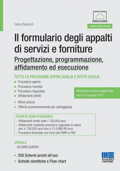 Immagine 0 di Formulario Appalti Serv.forniture 2ed