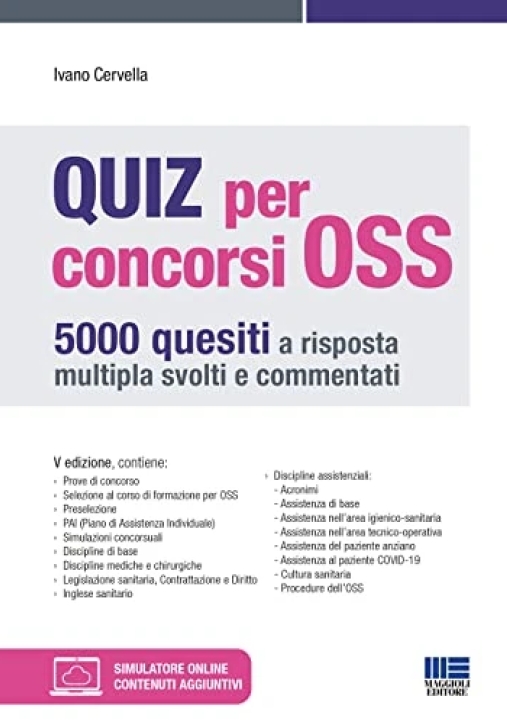 Immagine 0 di Quiz Concorsi Oss 5ed.