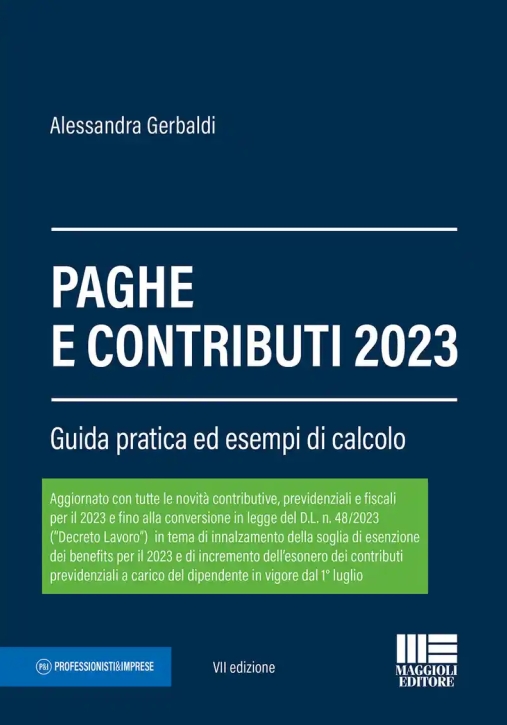 Immagine 0 di Paghe E Contributi 2023 7ed.