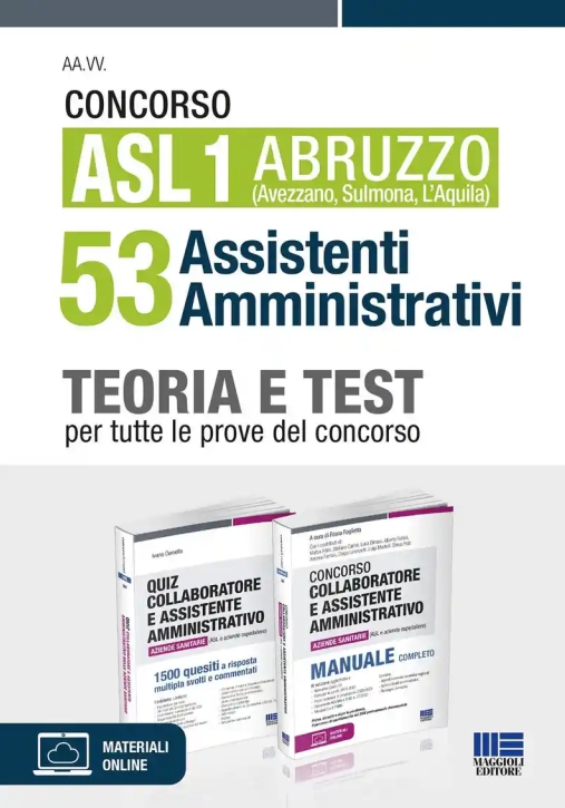 Immagine 0 di Kit 53 Assistenti Amm.vi Asl 1 Abruzzo