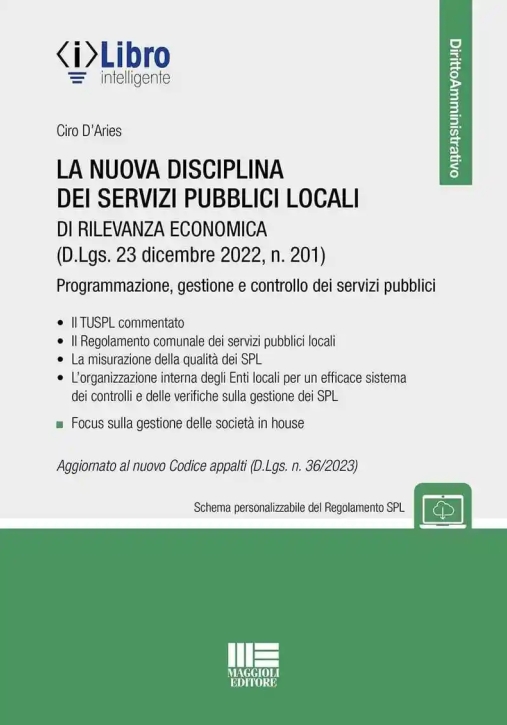 Immagine 0 di Nuova Disciplina Dei Servizi Pubblici Locali Rilevanza Economica