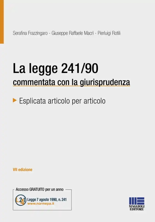 Immagine 0 di Legge 24190 7ed.comment.con Giurisprud.